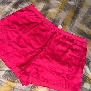 Stars Above Vibrant Pink Athletic Shorts